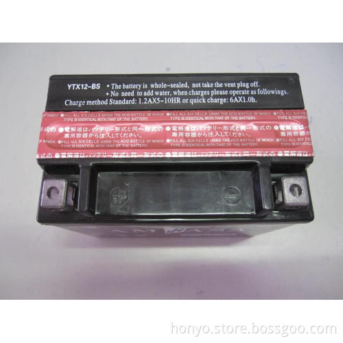 Akumulatory motocyklowe YXT12-BS 12V 10Ah